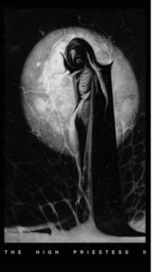 free psychic training taps into the energy of the High Priestess tarot card