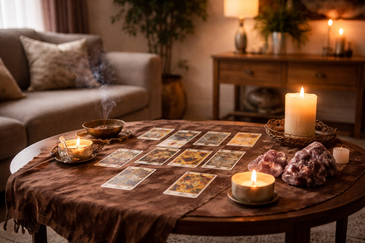 In-home tarot reading in Manchester and Greater Manchester for private premium sessions
